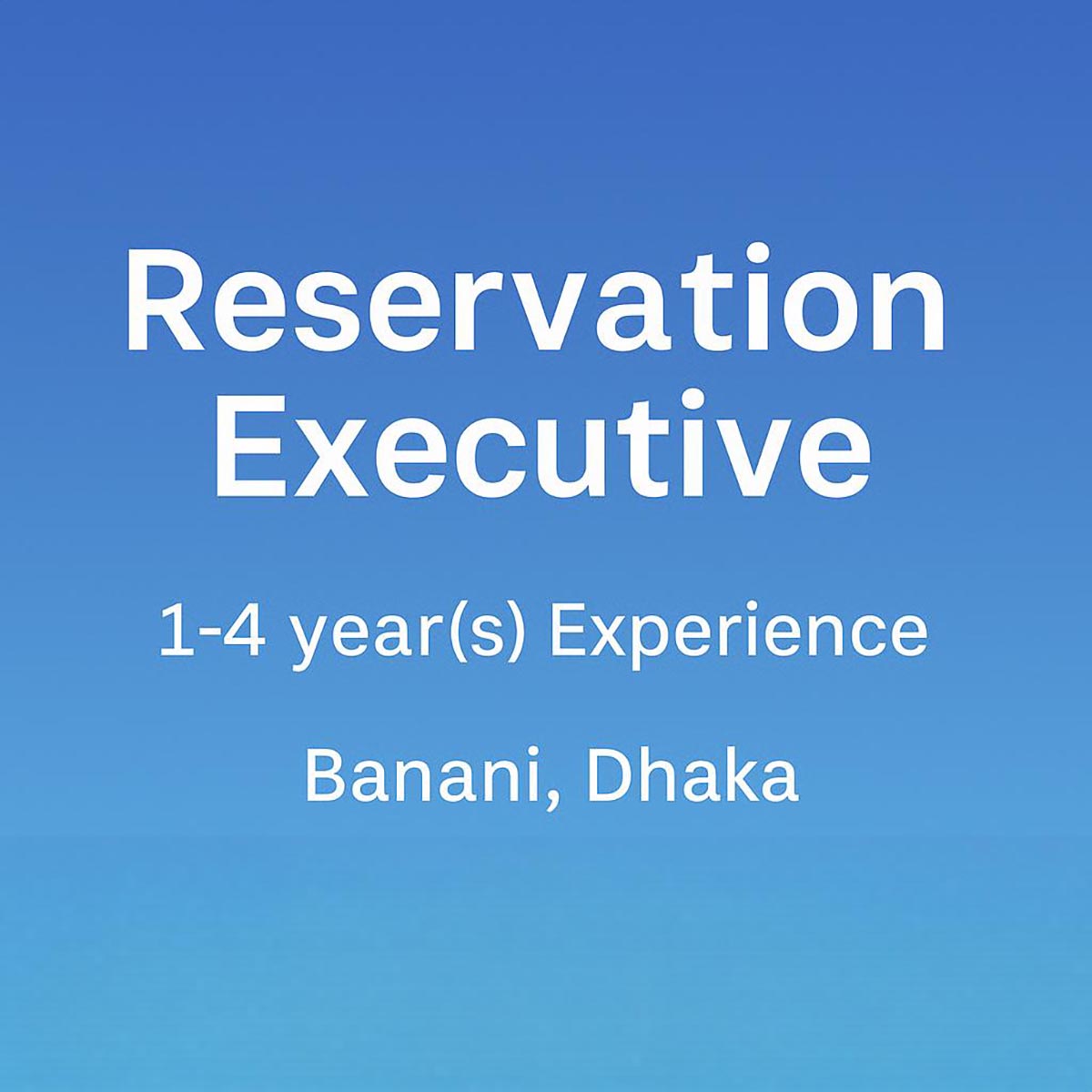Reservation Executive