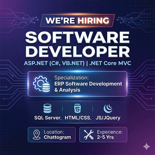 Join to our technology team in Chattogram